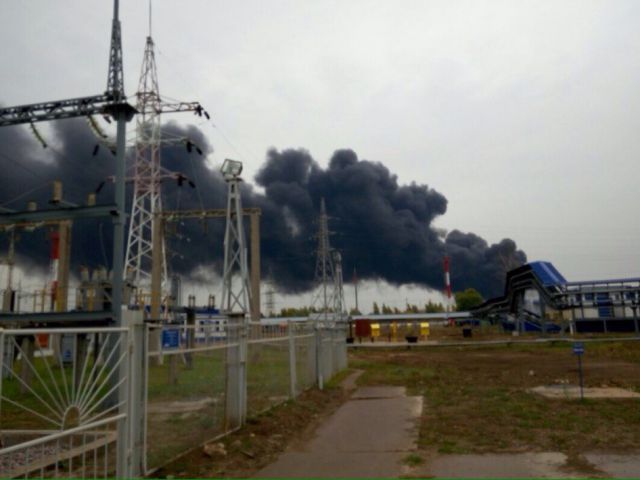 Пожар на кстовском НПЗ