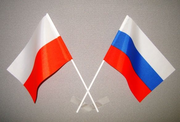 русско-польские флаги