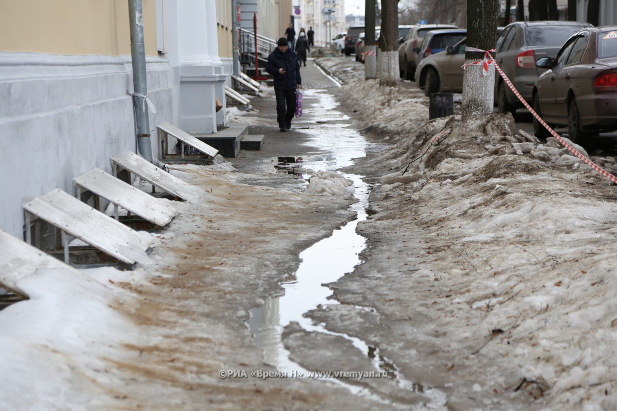 Мокрый снег и гололед ждут нижегородцев в течение суток 19 ноября