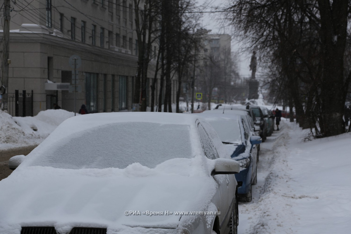 Первая рабочая неделя зимы в Нижнем Новгороде будет снежной и морозной