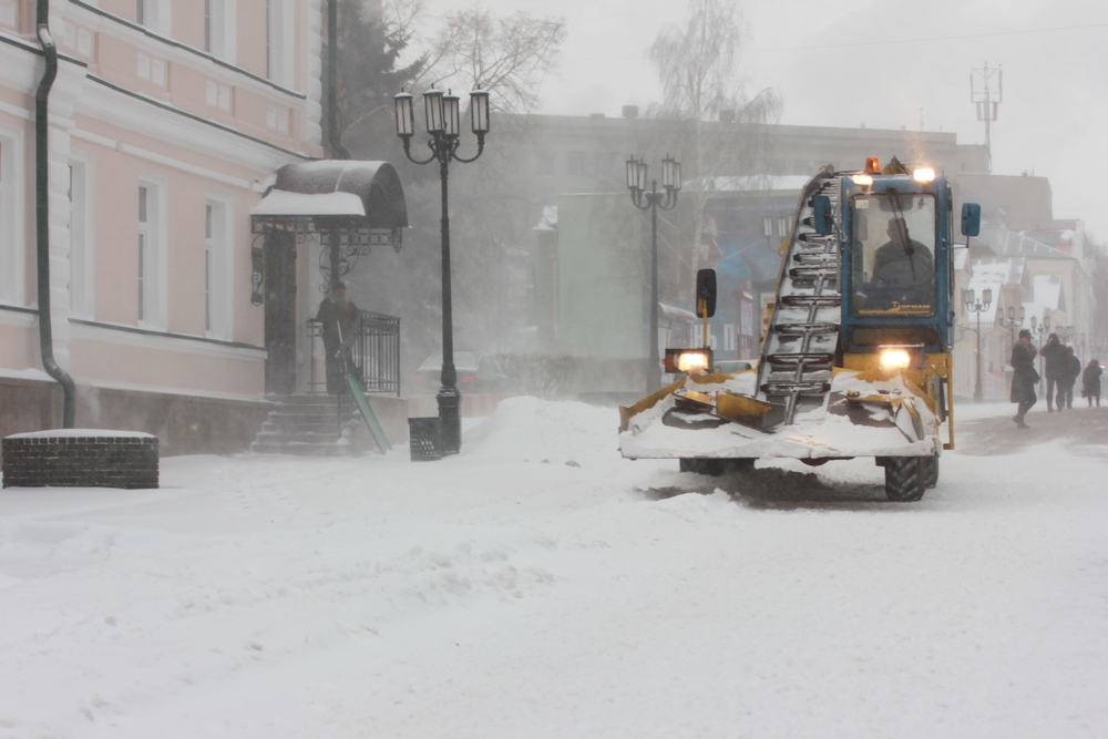 Сильный снегопад надвигается на Нижегородскую область