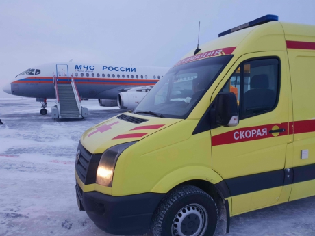 Спецборт МЧС доставил из Томска в Нижний Новгород пятерых пострадавших при пожаре
