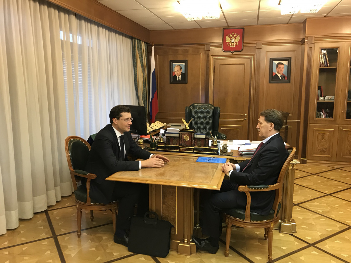 Глеб Никитин рассказал вице-премьеру Алексею Гордееву о переходе на новую систему обращения с отходами