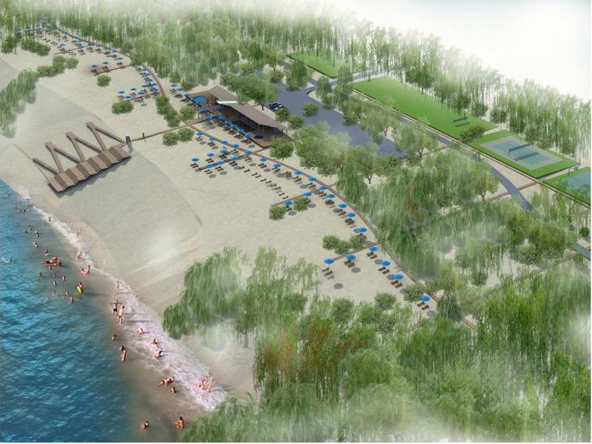 Первый этап благоустройства пляжа Гребного канала завершат в июле