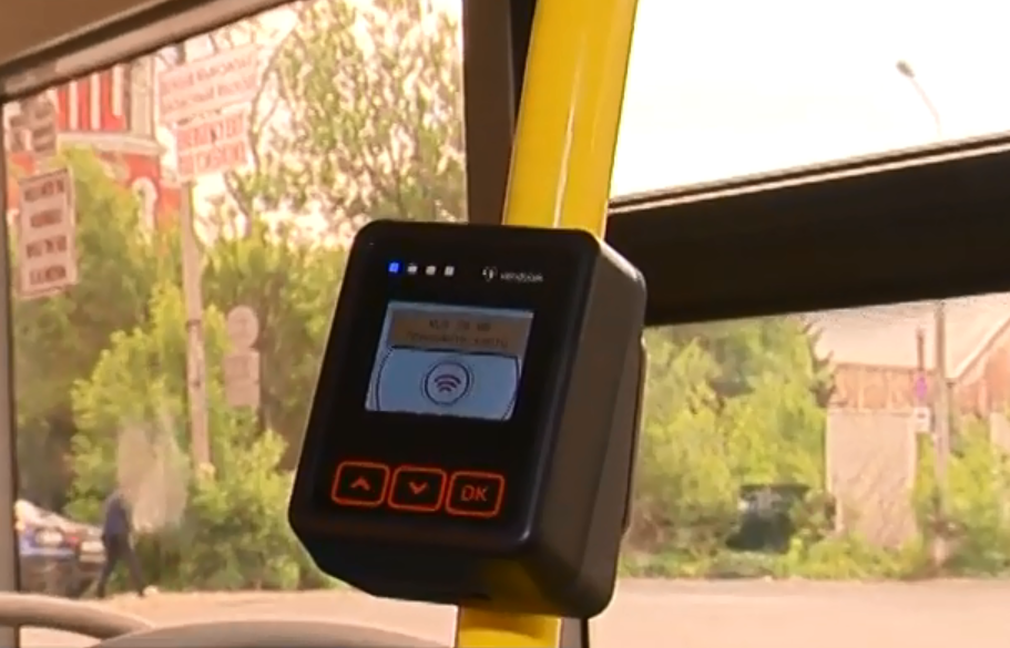 Обновленные валидаторы установили на автобусах №35 в Нижнем Новгороде