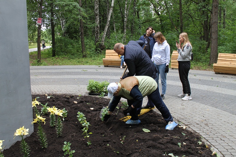 Бархатцы, георгины и лилии украсили парк Дубки в Нижнем Новгороде
