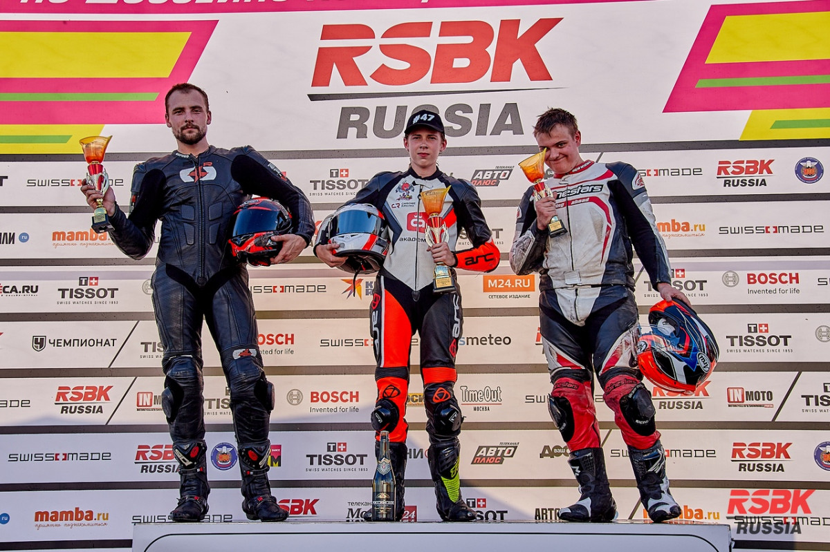 Нижегородский мотогонщик Илья Василевский выиграл «золото» в четвертом этапе Russian Superbike