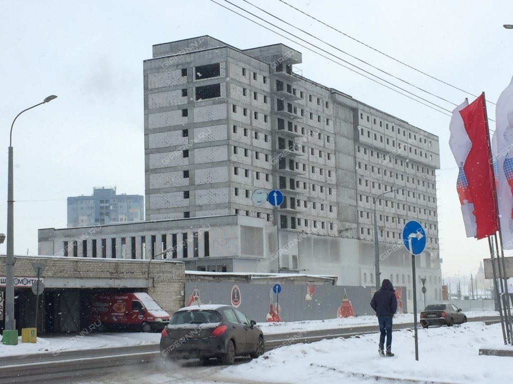 Недостроенный отель Ibis на Стрелке пытаются продать за 415 млн рублей