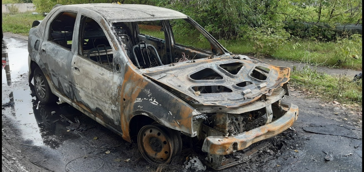 Иномарка сгорела в Сормовском районе
