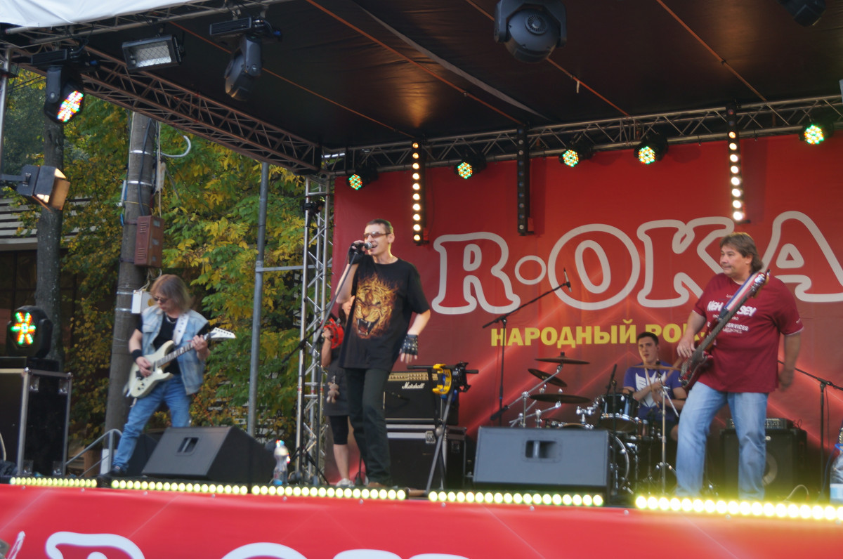 Более 1,5 тысячи нижегородцев посетили рок-фестиваль «R-Oka» в парке «Приокский»