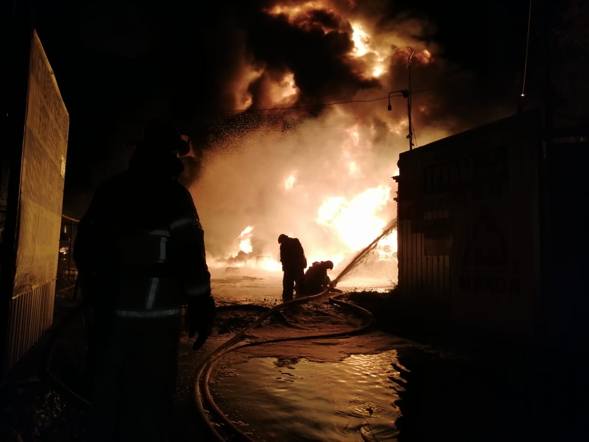 Пожар в промзоне Кудьмы Богородского района тушили почти 8 часов