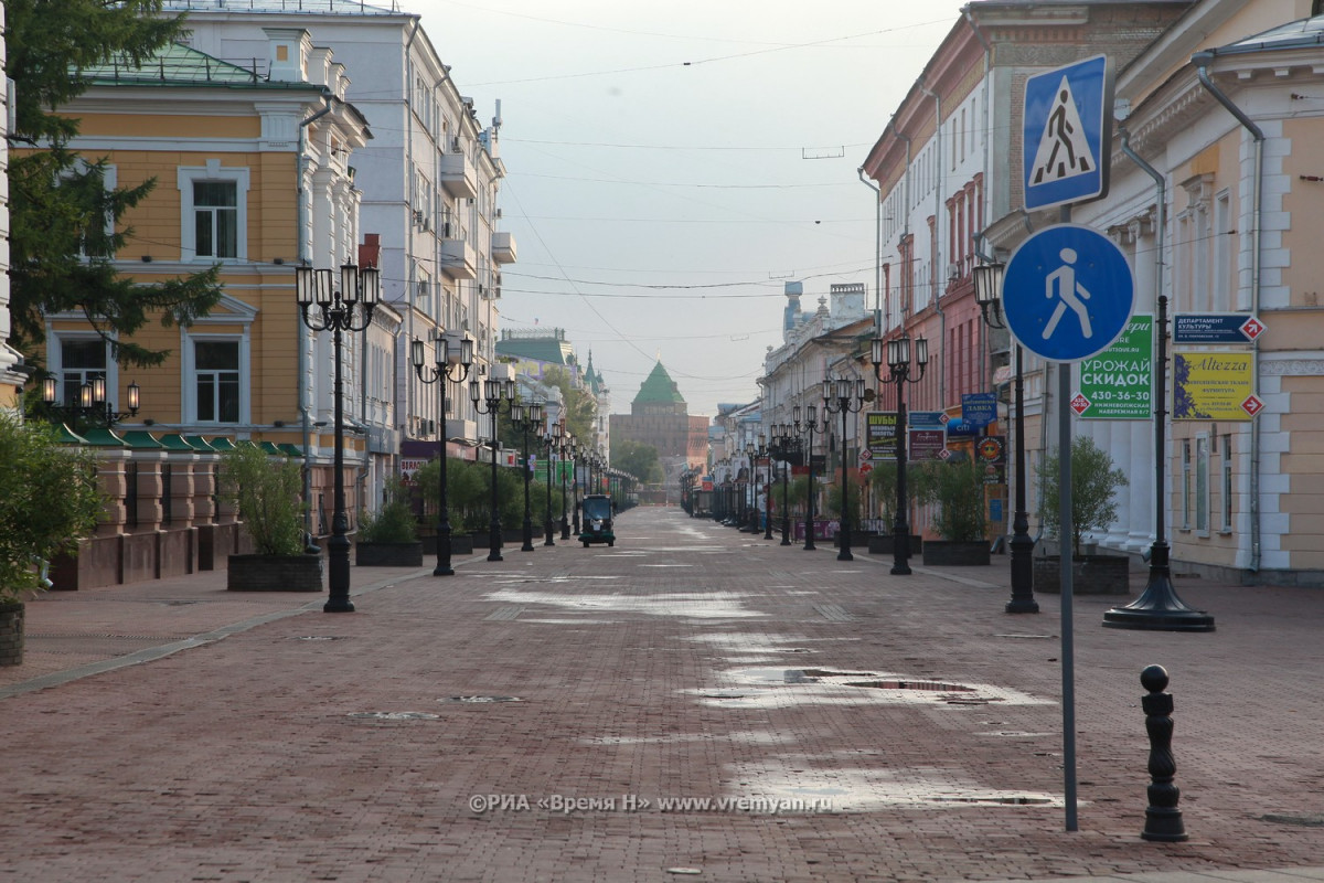 Новые места для отдыха появятся на улице Большой Покровской в Нижнем Новгороде