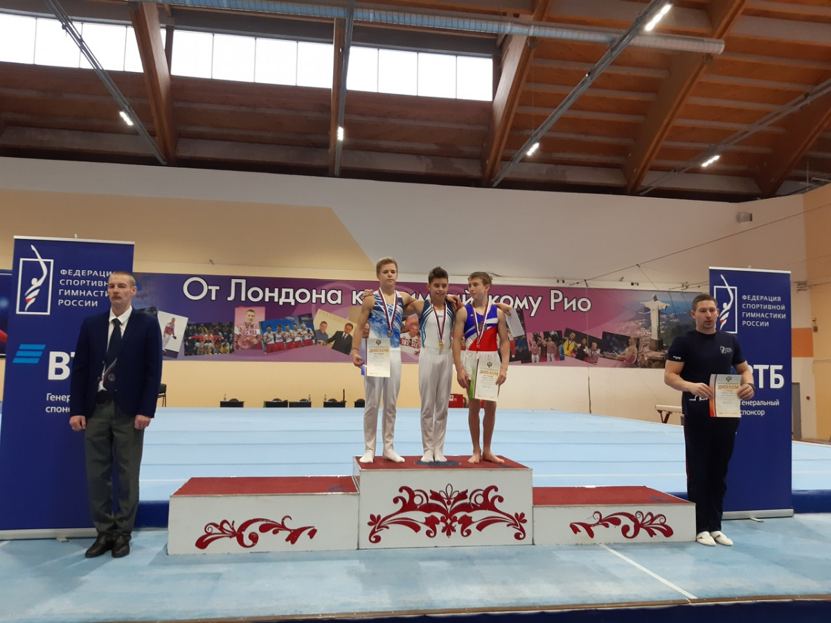 Дзержинские гимнасты стали призерами первенства России