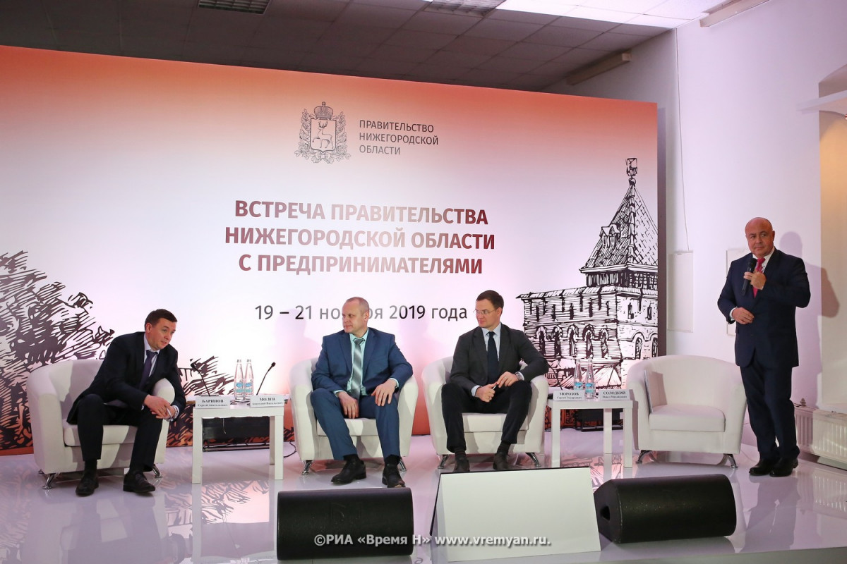 Сергей Морозов и нижегородские предприниматели обсудили, как можно ускорить оформление строительных документов