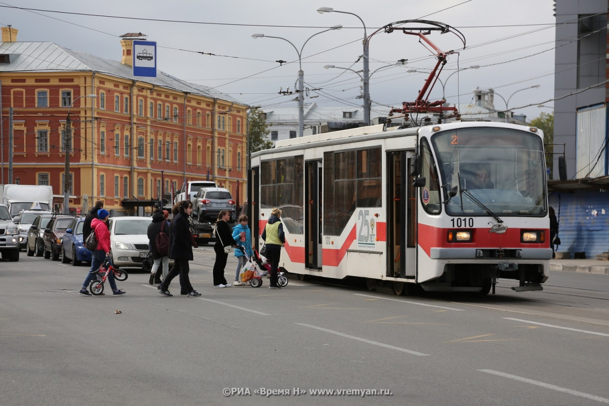 Маршрут трех нижегородских трамваев изменён из-за ремонта водопровода