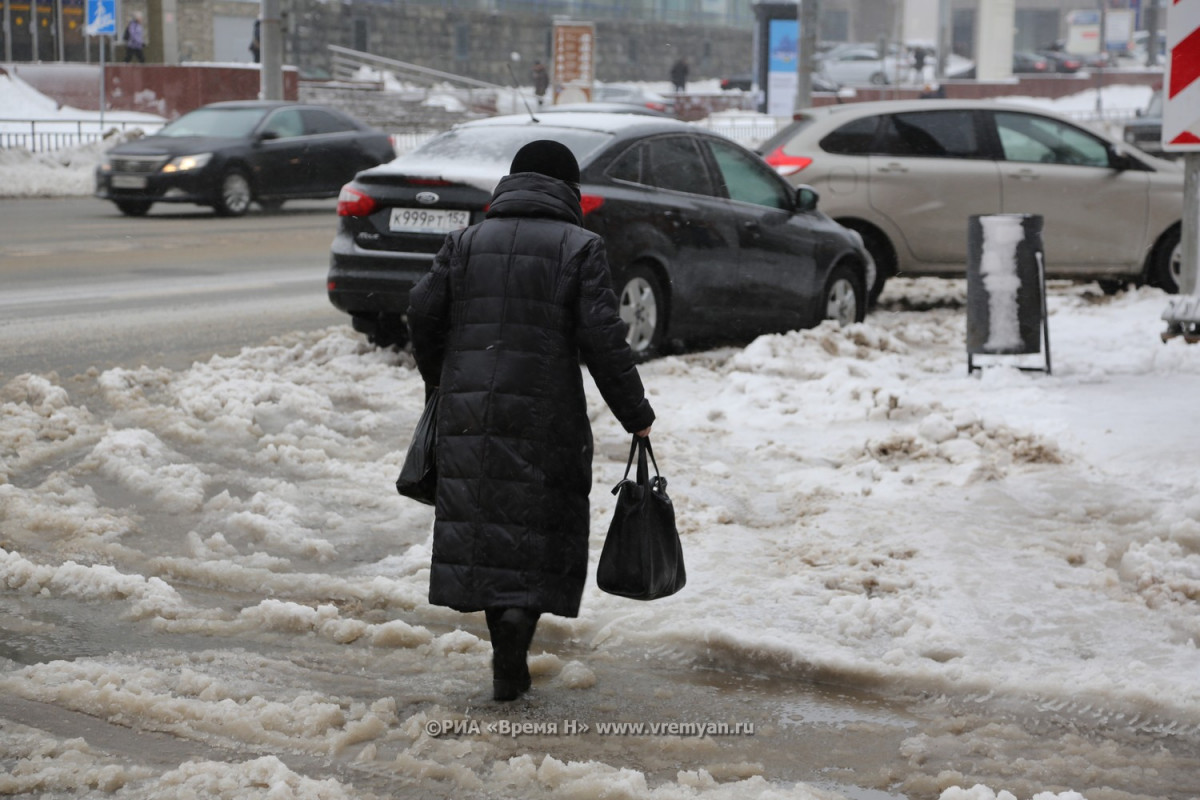 Мокрый снег и гололедица прогнозируются в Нижегородской области