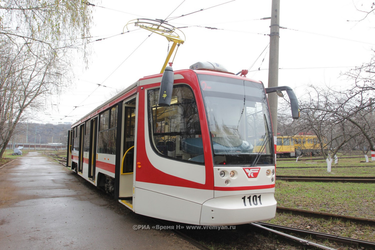 Трамваи встали в Нижнем Новгороде утром 9 декабря