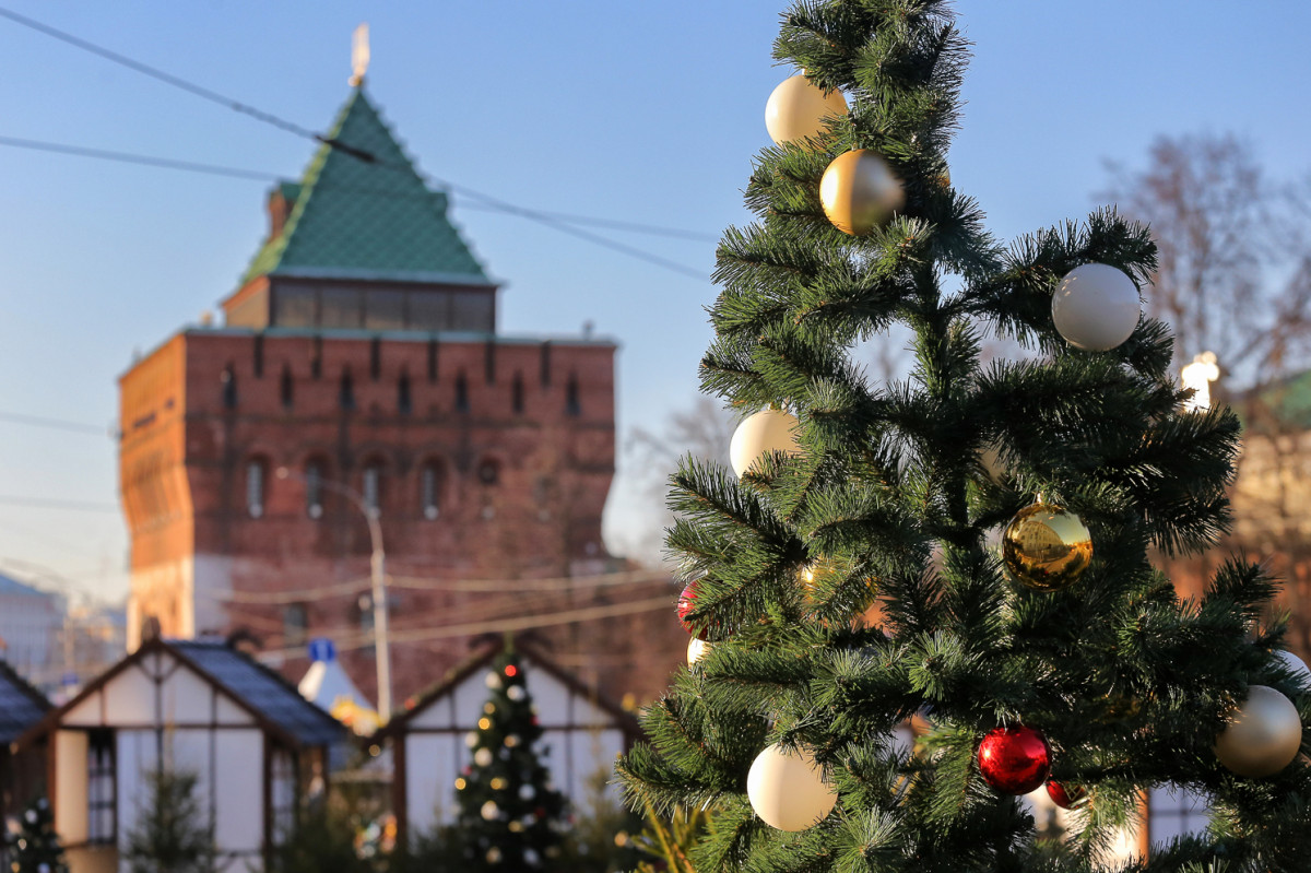 Нижегородская новогодняя елка признана одной из самых высоких в России