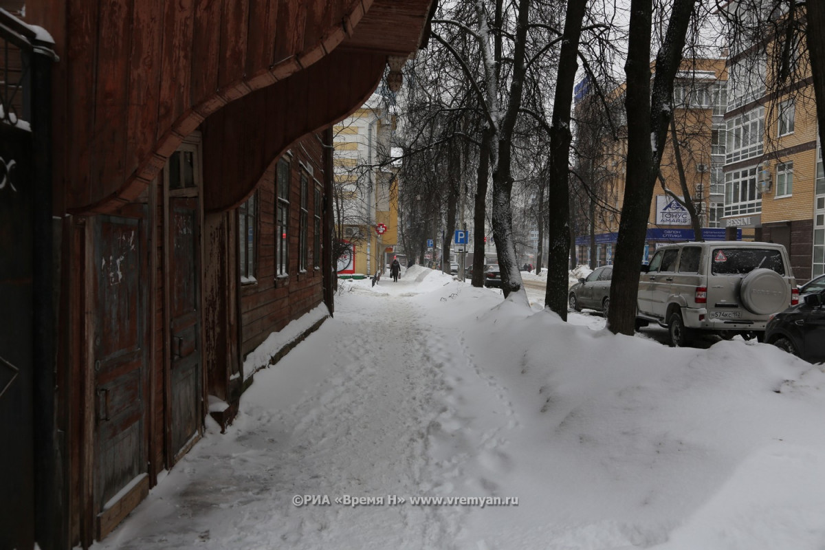Гололед и налипание мокрого снега сохранится в Нижегородской области до конца дня