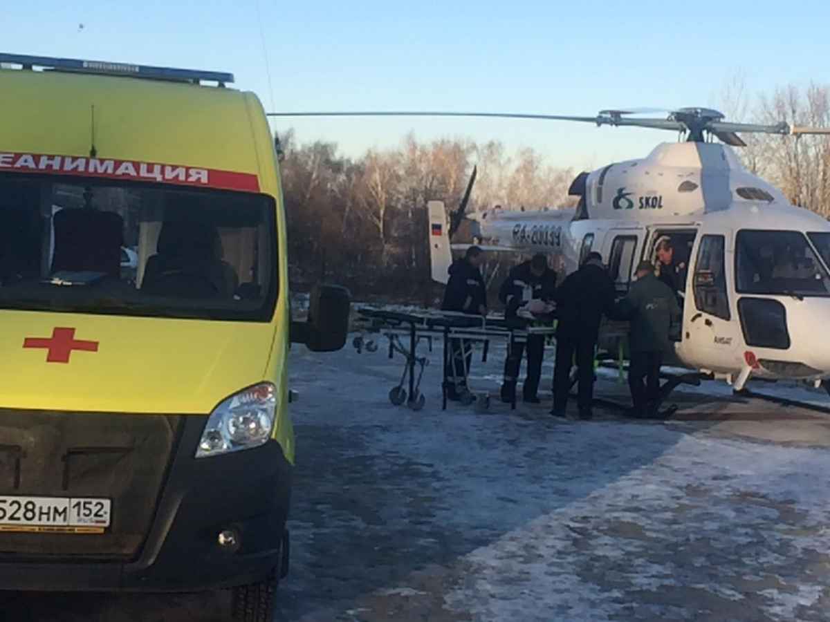 Четыре вылета совершили медицинские авиабригады в новогодние праздники