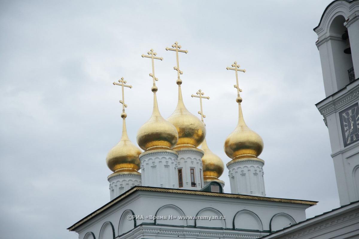 Кресты и купола храма в честь Николая Чудотворца при манеже в Нижегородском кремле освятят 16 января