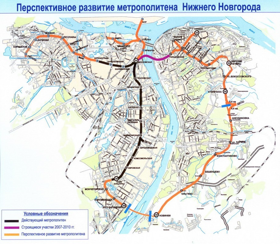 Проект строительства новой станции нижегородского метро «Волга» не прошел экспертизу