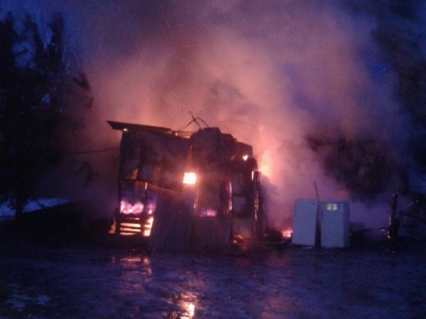 Человек погиб на пожаре в Лысковском районе