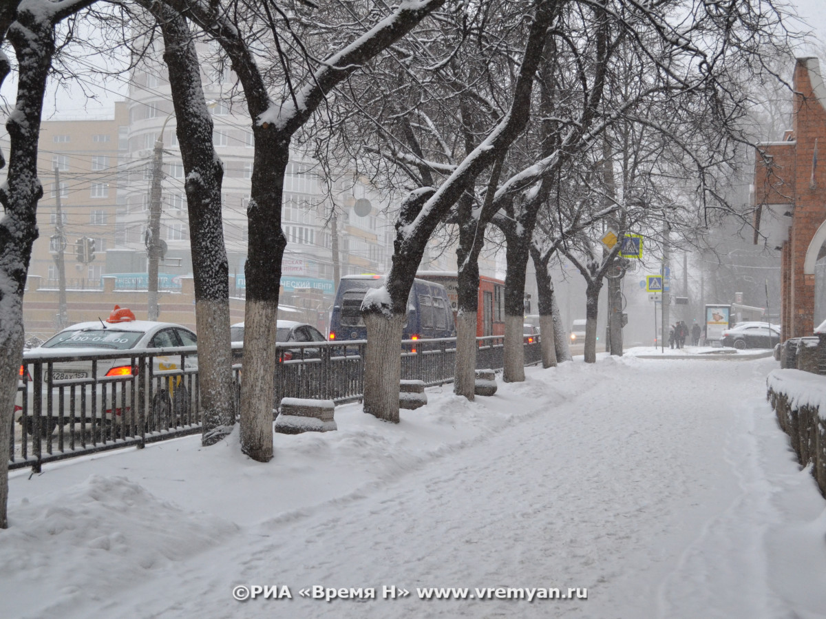 Легкий мороз со снегом порадуют нижегородцев в выходные