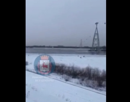 «Мамонтенок на Волге»: нижегородского рыбака на льдине засняли на видео