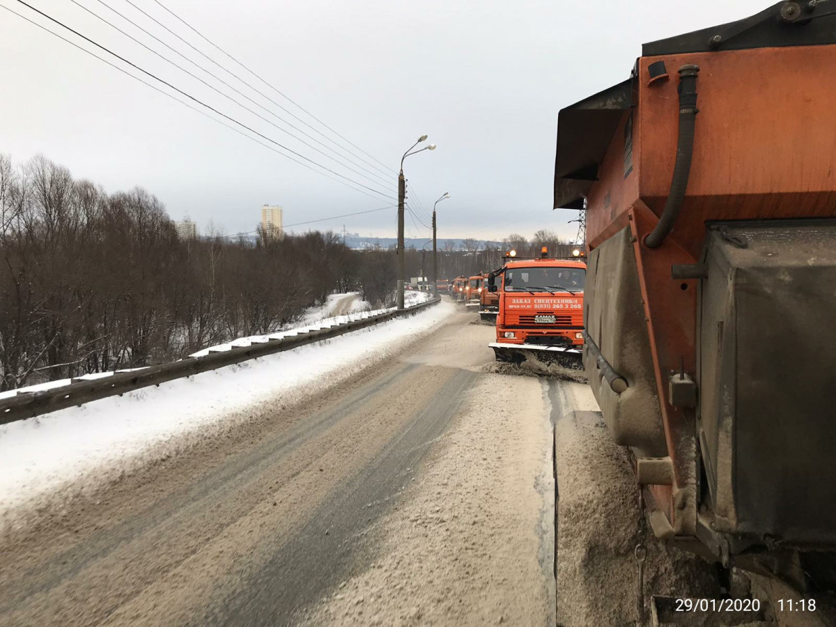 Более 10 тоысяч кубометров снега вывезли с улиц Нижнего Новгорода за сутки