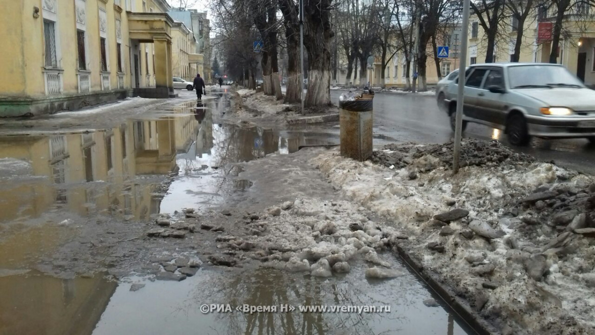 Оттепель продержится в Нижнем Новгороде до конца февраля