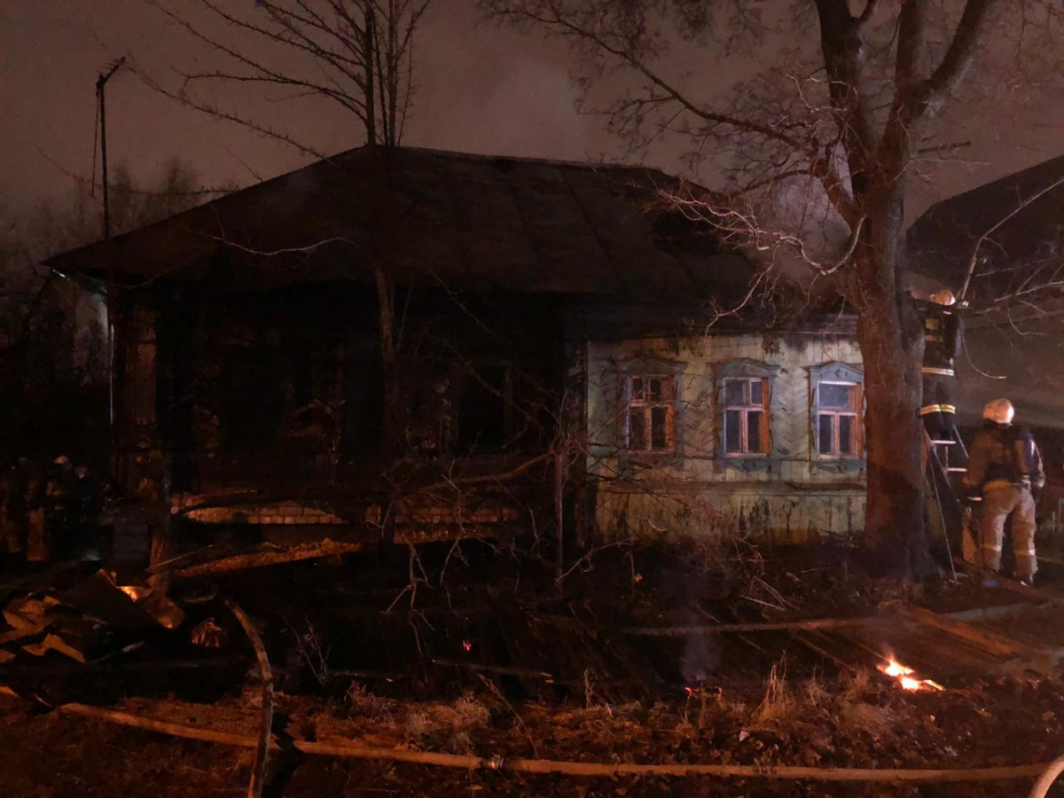 Мужчина погиб на пожаре в Московском районе