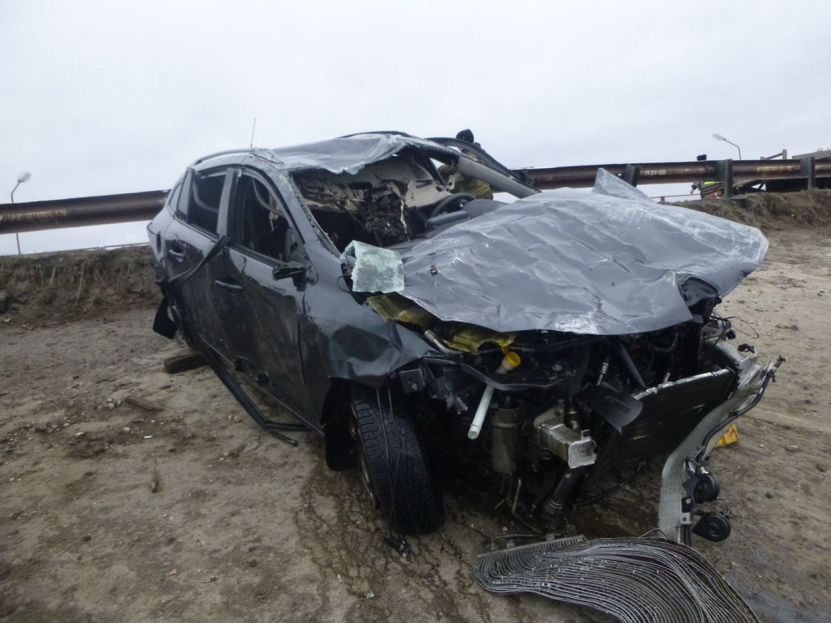 Водитель погиб при падении машины в Горьковское водохранилище