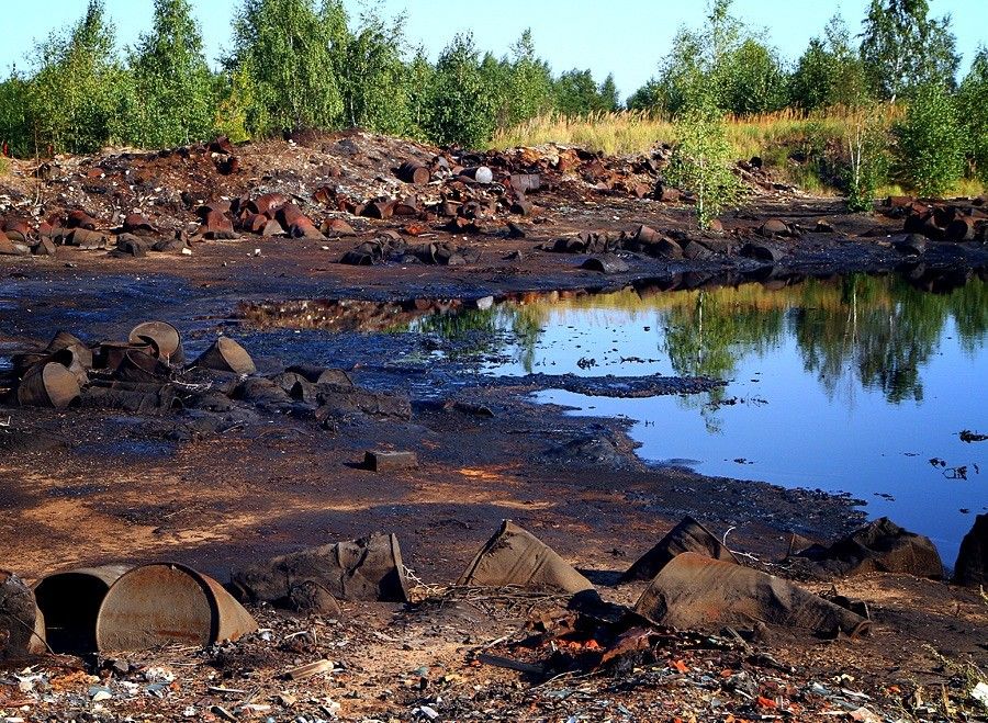 Ликвидацию «черной дыры» под Дзержинском планируют завершить в начале мая