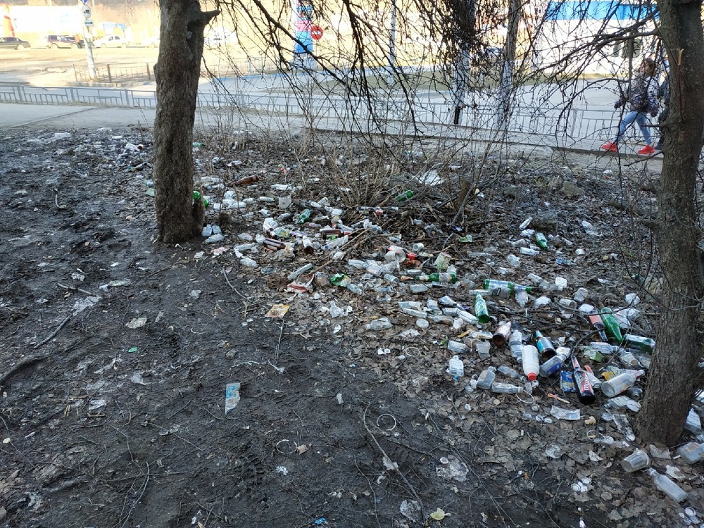 Микрорайон Кузнечиха утопает в мусоре