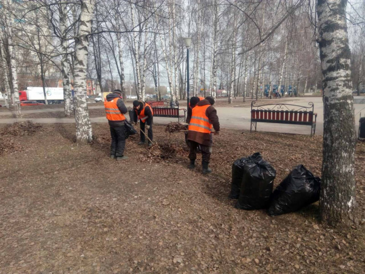 Порядка 80 кубометров мусора убрали с улиц Приокского района в марте