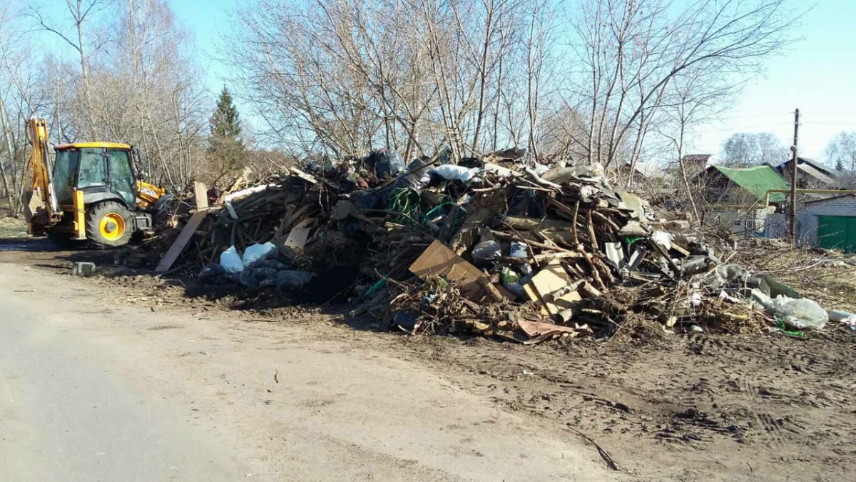 Около 700 кубометров мусора убрали в Сормовском районе