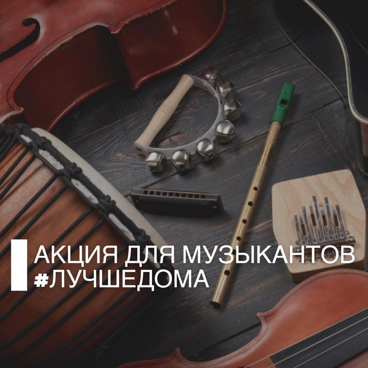Юные музыканты могут присоединиться к акции #лучшедома