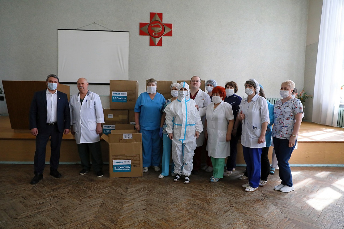 Комплекты эпидемиологической защиты переданы в Кстовскую ЦРБ