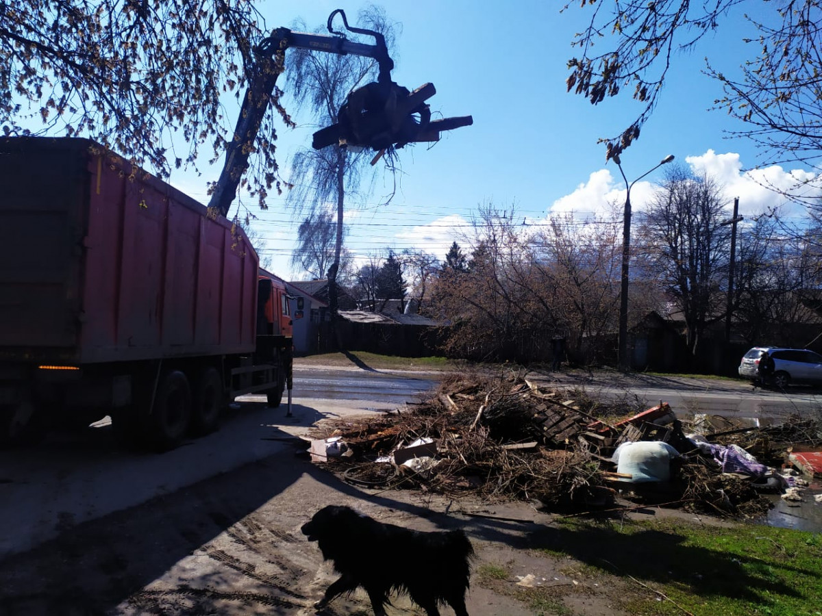 Несанкционированную свалку ликвидировали в Сормовском районе