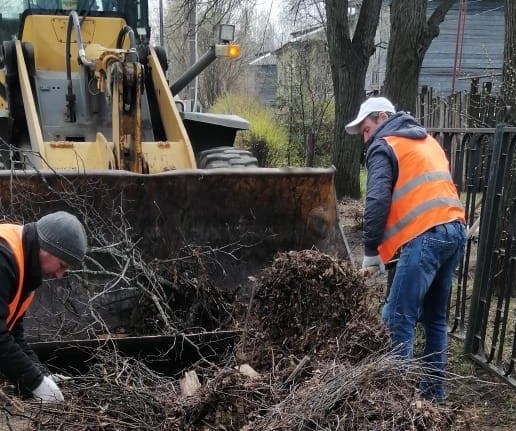 450 кубометров отходов вывезено с улиц Балахнинского района