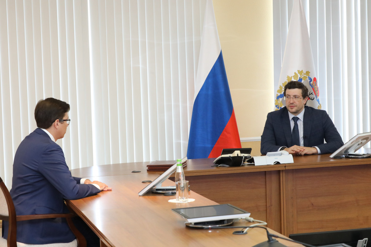 Глеб Никитин провел рабочую встречу с Юрием Шалабаевым