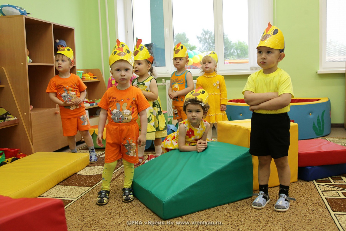 Детсады открылись в трех районах Нижегородской области