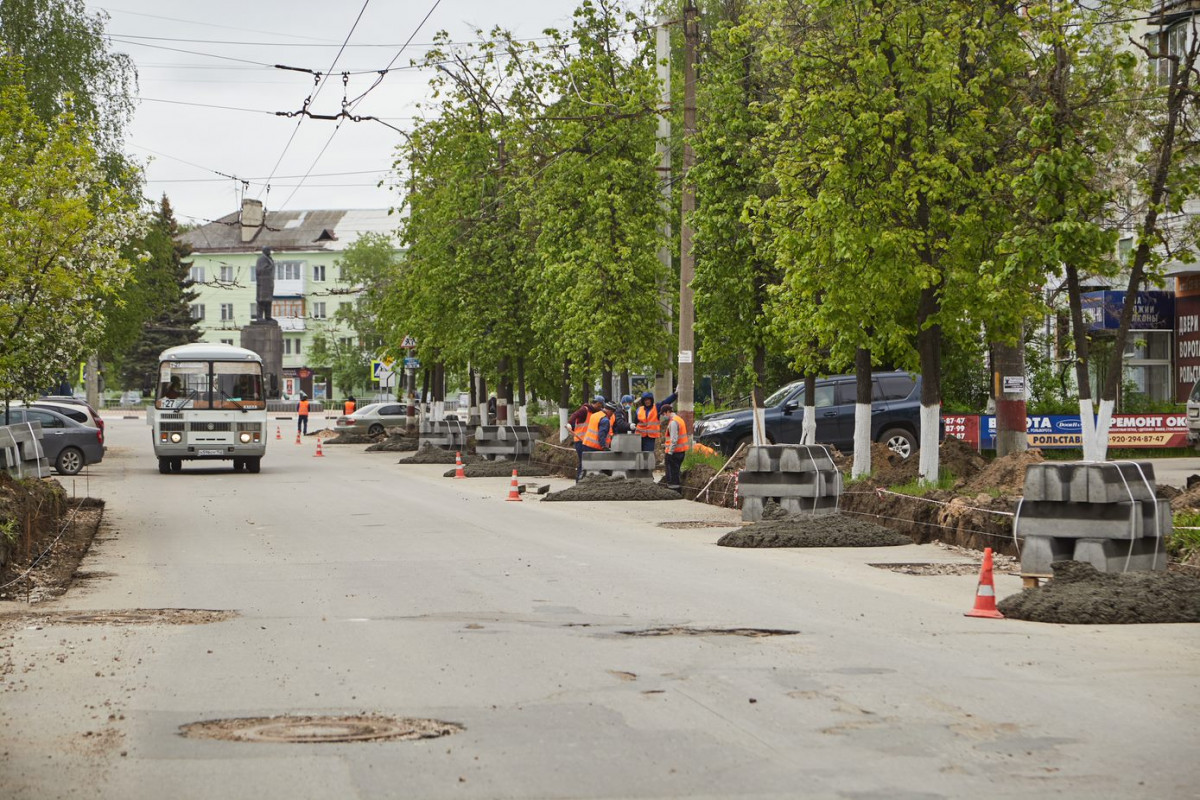 Три дороги в Дзержинске ремонтируют в рамках нацпроекта «БКАД»