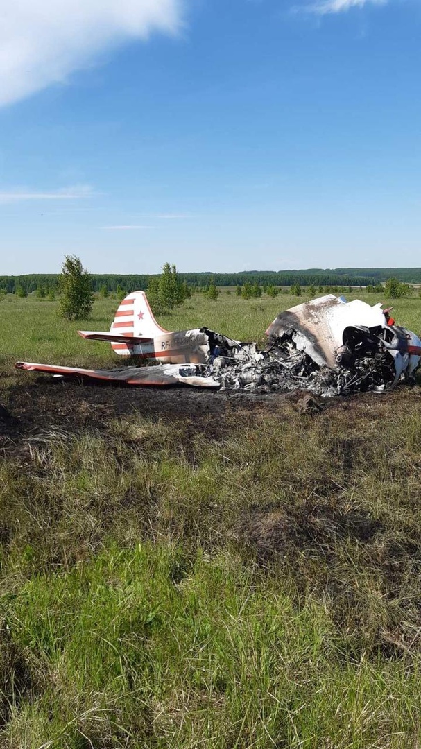 Самолет рухнул в Богородском районе