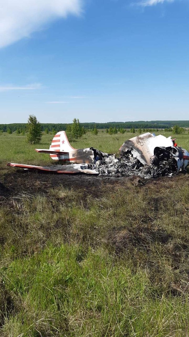 Самолет рухнул в Богородском районе