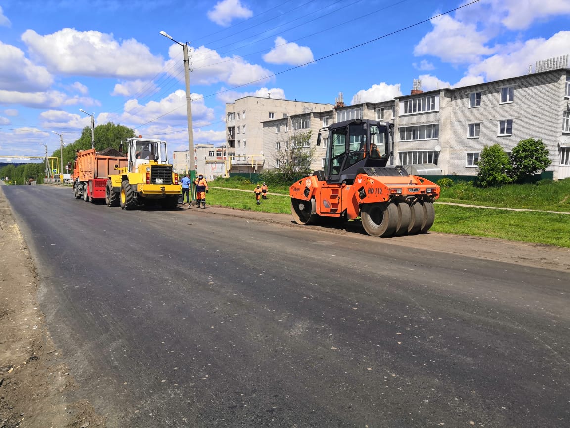 Ремонт дороги Павлово — Сосновское завершат к 8 июня