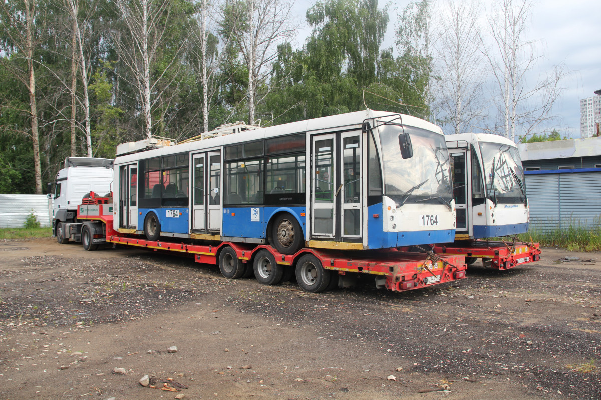 Первые безвозмездно переданные московские троллейбусы прибыли в Нижний Новгород