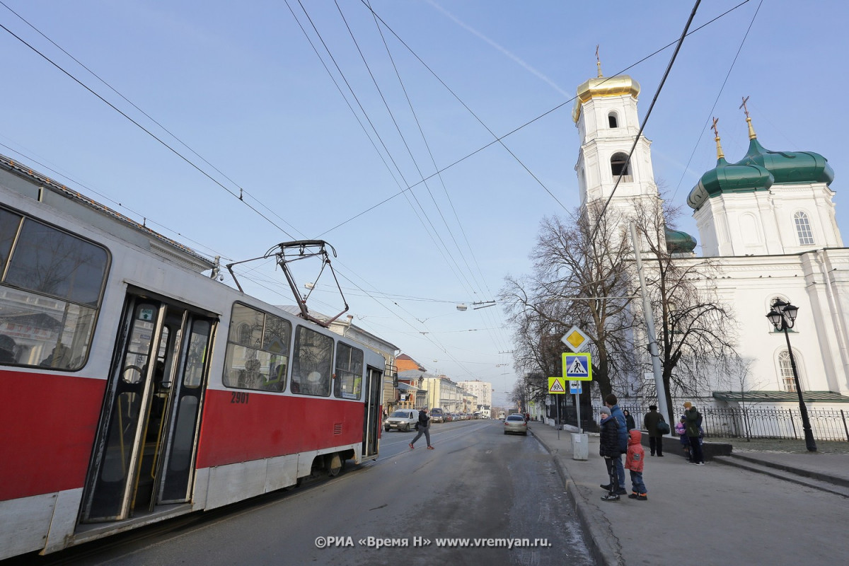 Движение трамваев №№ 5 и 19 временно приостановят в Нижнем Новгороде