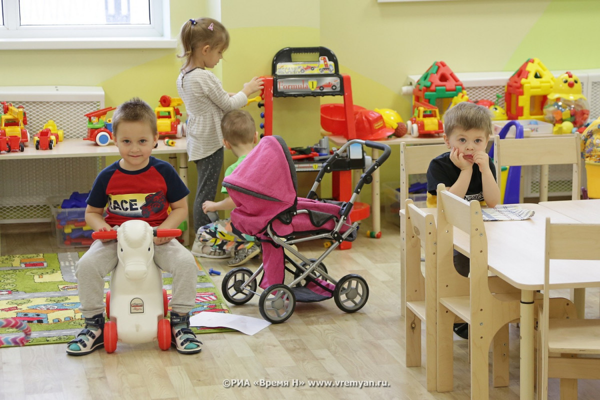 Более 53 тысяч нижегородских дошкольников посещают детсады
